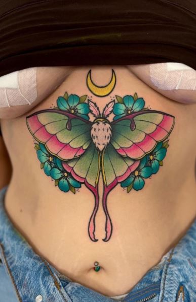 101 Amazing Luna Moth Tattoo Designs You Need To See  Outsons