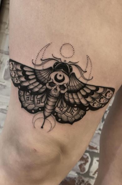 Tattoo uploaded by Moon Slut  moth mothtattoo tomie  Tattoodo