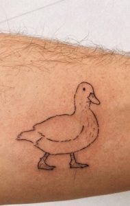 100 Adorable Duck Tattoos You Will Want To Try - Tattoo Me Now