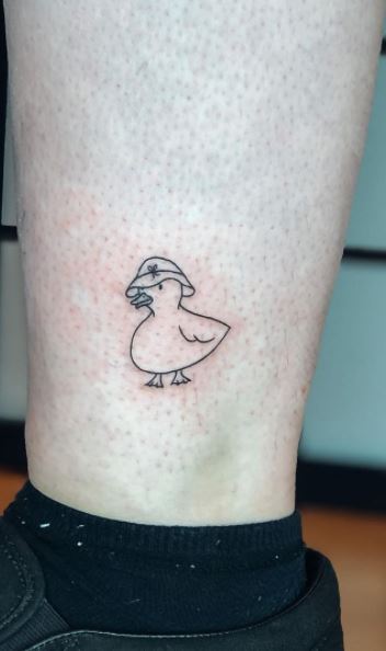 100 Adorable Duck Tattoos You Will Want To Try  Tattoo Me Now