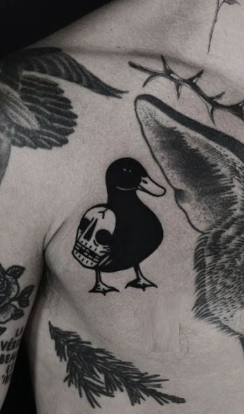 Duck Tattoos  Symbolism and Meanings Associated with Them  TattoosWin