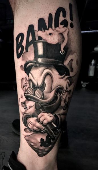 Tattoo uploaded by Vinci  Uncle Scrooge mcduck ballig tattoo  Tattoodo