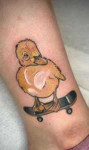 100 Adorable Duck Tattoos You Will Want To Try - Tattoo Me Now