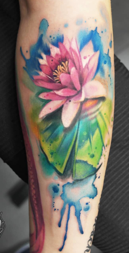 40Amazing Water Lily Tattoo Designs with Ideas and Meaning  Body Art Guru