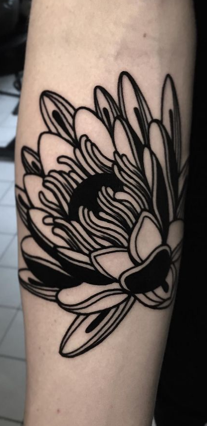 rhymes with hell  on Instagram Soft florals under an existing tattoo  not done by me 