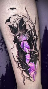 100+ Trendy Bat Tattoos, Designs & Meanings - Tattoo Me Now
