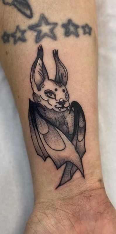 190 Cute Bat Tattoo Stock Photos Pictures  RoyaltyFree Images  iStock