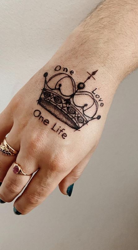 King And Queen Tattoos  Best Couple Tattoo Ideas