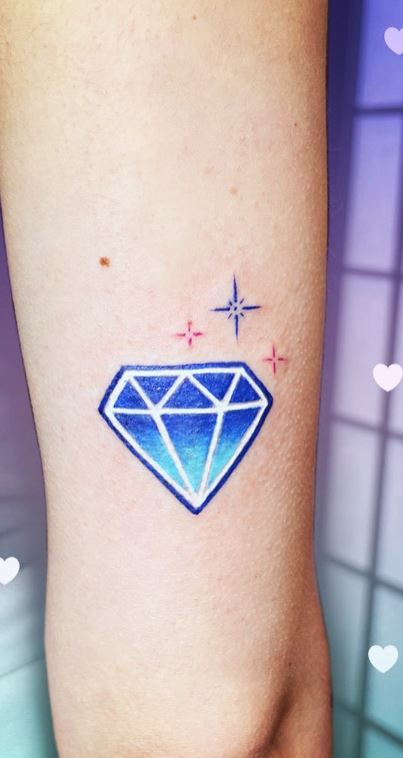 85 Sparkling Diamond Tattoos to Add a Touch of Glamour - Tattoo Me Now