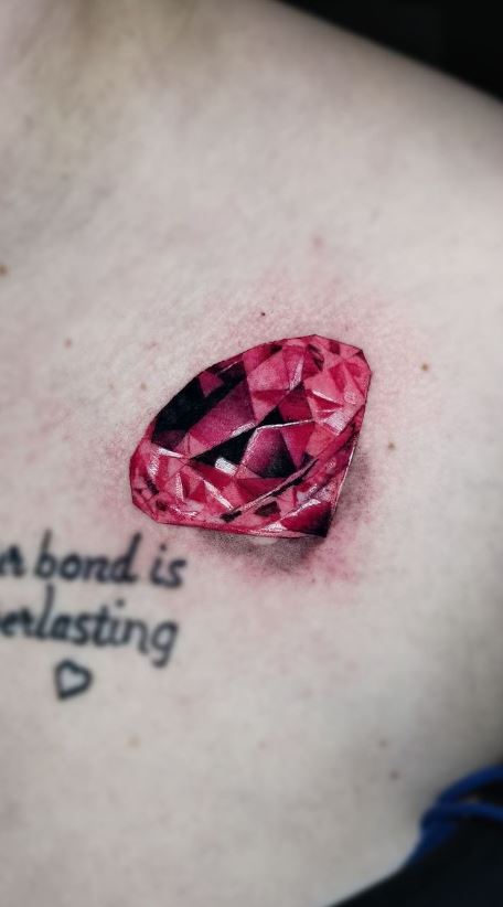 Diamond Tattoos Ideas Meanings and Designs  TatRing
