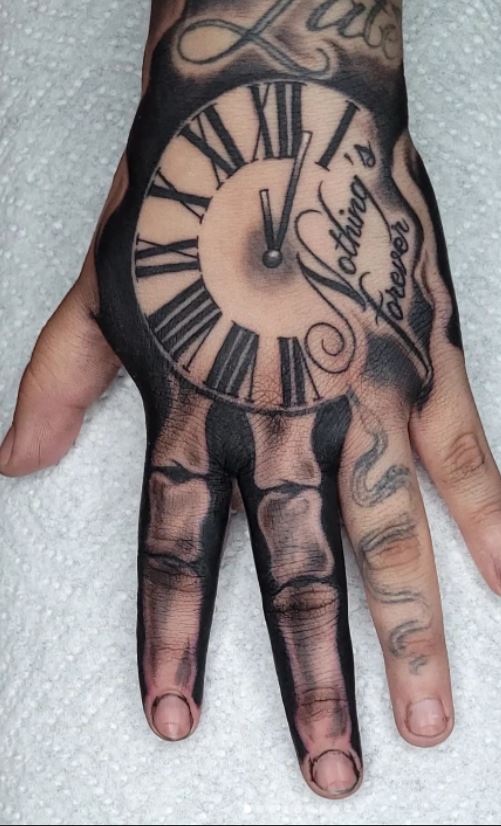 Dan Bones on Instagram Beyond stoked with how Patricias Creation of  Adam hands turned out especially for her first tattoo We pulled some  decent mid century