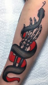 100+ Stunning Skeleton Hand Tattoos & Meanings - Tattoo Me Now