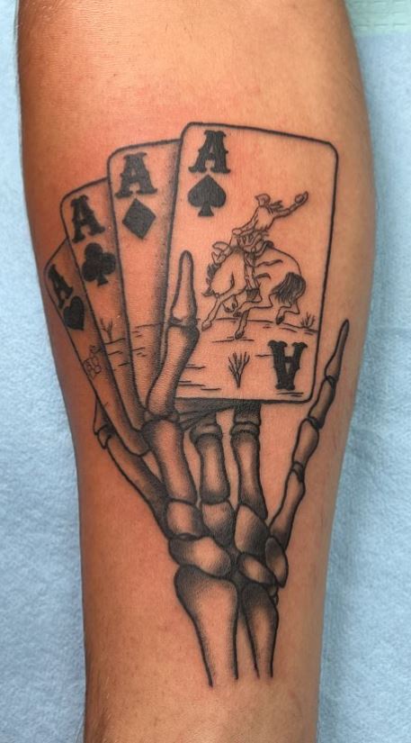 Card Tattoo Designs  Hand Holding Playing Cards Tattoo  YouTube