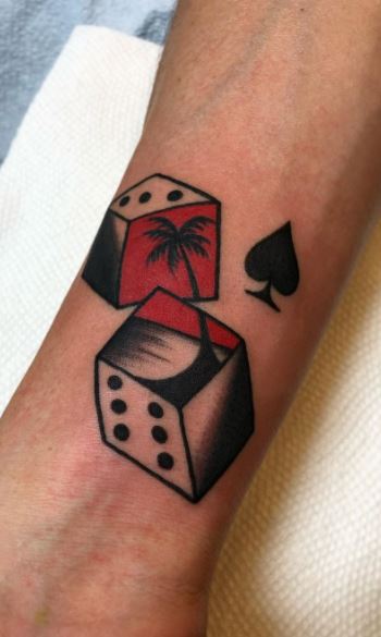 Rolling in Style: The Top 100 Dice Tattoos & Meanings - Tattoo Me Now