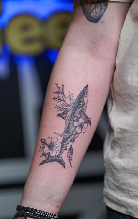 i realized after i got my shark tattoo that probably everyone w a shark  tattoo has a female shark cuz no one is abt to get claspers tattood on  their body lmao 