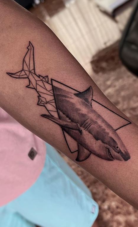 70 Traditional Shark Tattoo Designs For Men  Old School Ideas