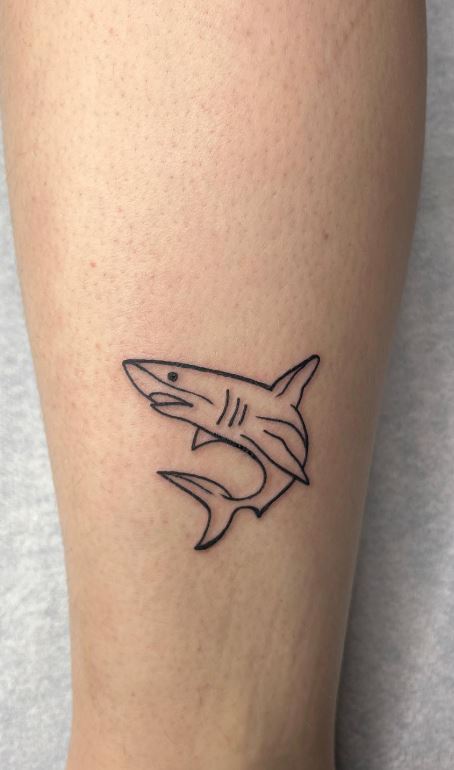 Finally got my shark tattoo Fifth outline is a whale shark  rsharks