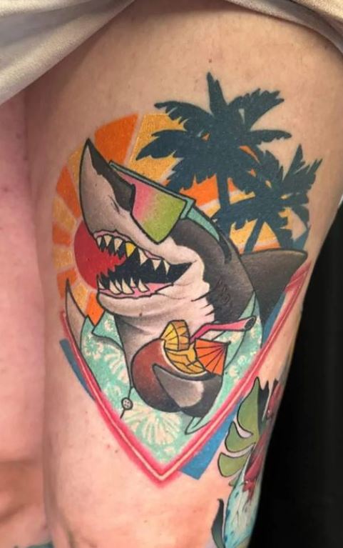 Shark tattoo