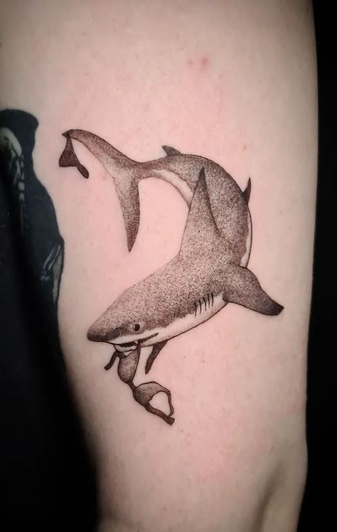 Awesome Shark Head Filler Tattoo, unknown artist | Tattoo filler, Tattoo  sleeve filler, Traditional tattoo filler