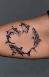 150 Jaw Dropping Shark Tattoos, Ideas & Meanings - Tattoo Me Now