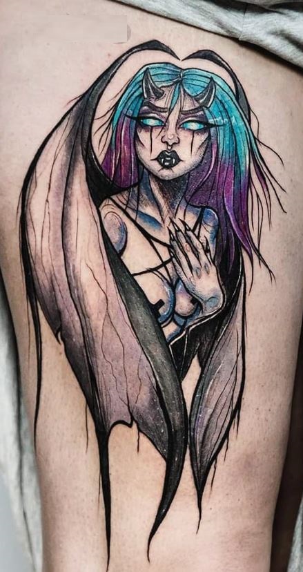 100 Succubus Tattoos to Fuel Your Darkest Fantasies  Tattoo Me Now