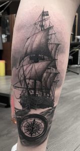 100+ Ship Tattoos That Will Set Sail Your Imagination - Tattoo Me Now