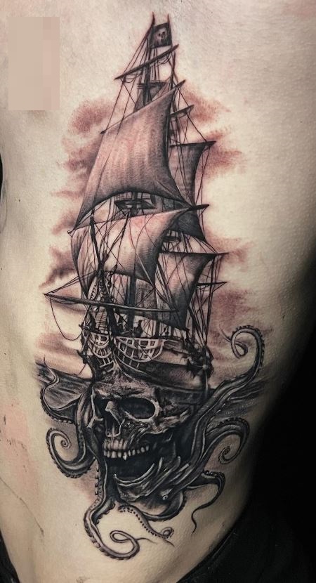 Pirate ship sketch by marcelarenoldi on DeviantArt