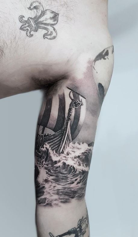 40 Top EyeCatching Ship Tattoo Designs Ideas