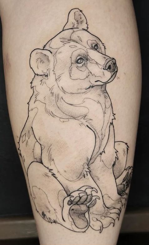 40 Stunning Bear Tattoos Symbolism and Meanings  Art and Design