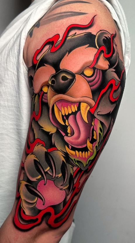 34 Nice Bear Tattoos On Hand  Tattoo Designs  TattoosBagcom