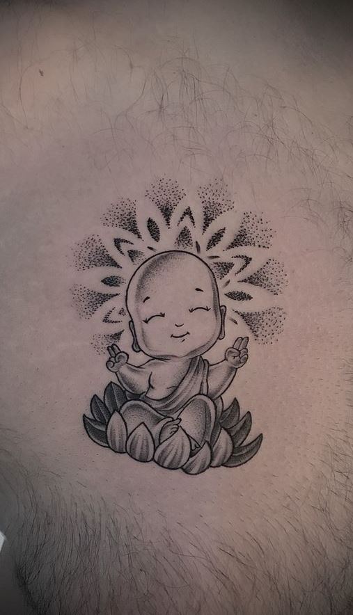 Buddha Semi Permanent Tattoo | Long Lasting Temporary Tattoos