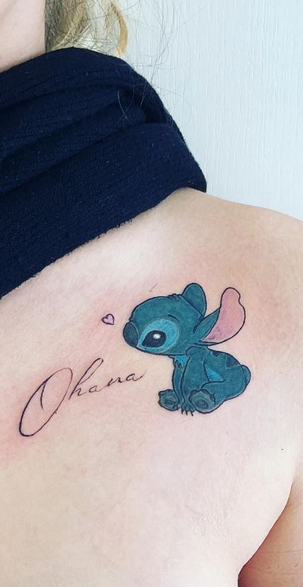 20 Stitch Tattoos Displaying the Lovable Nature of Disney Character  100  Tattoos