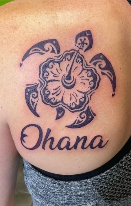 Tattoo uploaded by Gerald  Turtle with iitial of the first names family  turtle turtletattoo polynesian polynesiantattoo maori maoritattoo  Instagram a2c2g  Tattoodo