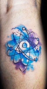 85 Atom Tattoos to Showcase Your Love for Science - Tattoo Me Now