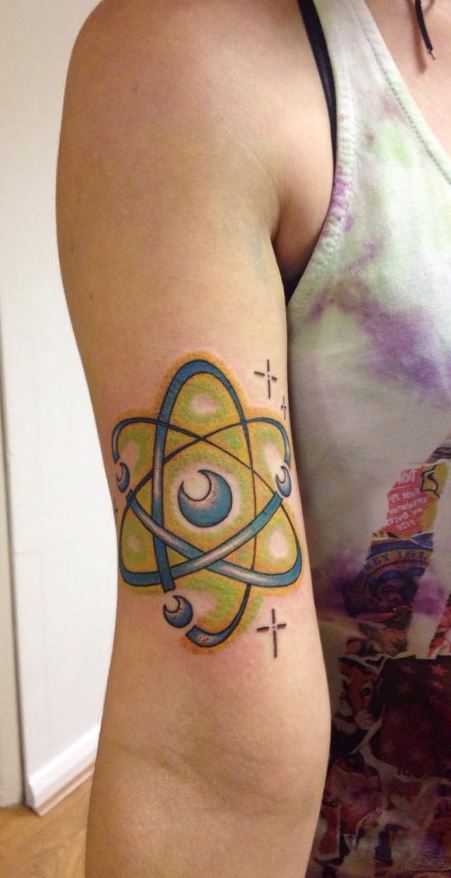 180 Awesome Atom Tattoos Designs with Meanings 2023  TattoosBoyGirl