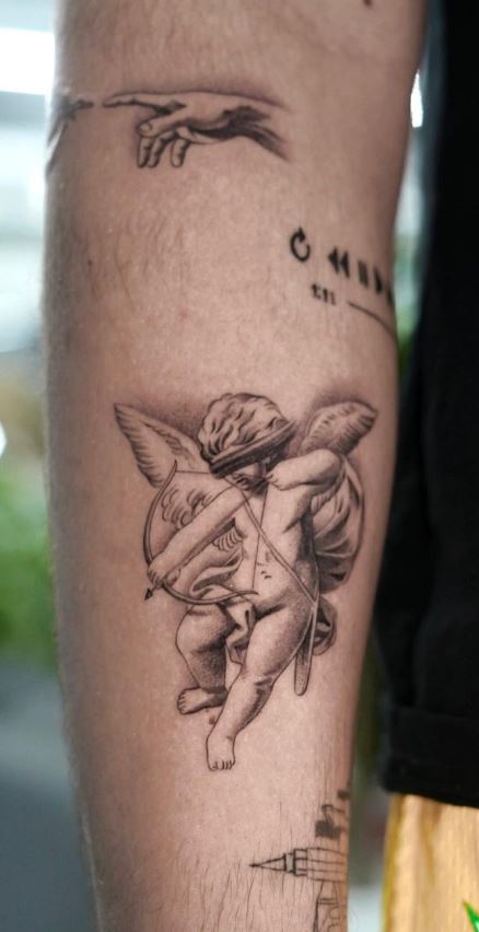 cupid' in Geometric Tattoos • Search in +1.3M Tattoos Now • Tattoodo
