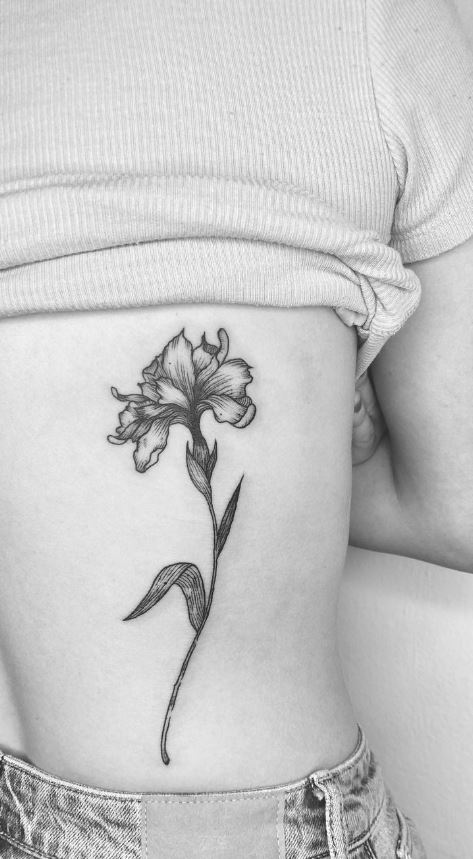 EyeCatching Iris Flower Tattoos  Tattoodo