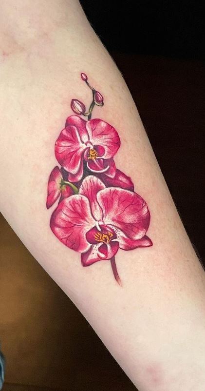 100 Fabulous Orchid Flower Tattoos