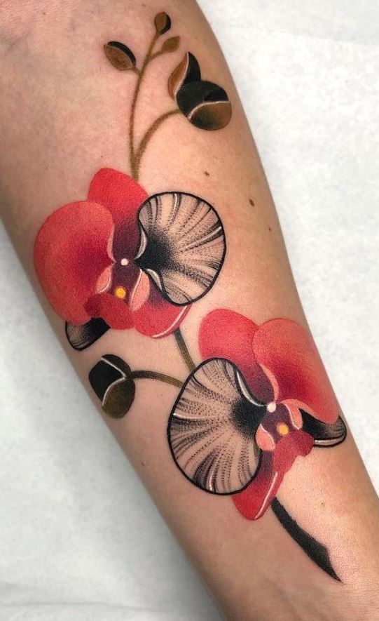 Red Orchid Tattoo