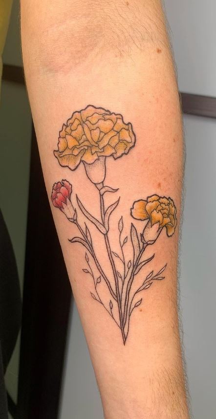 carnation tattoo 088