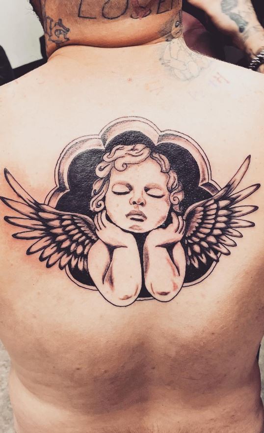 Baby Angel Tattoo  Black Poison Tattoos