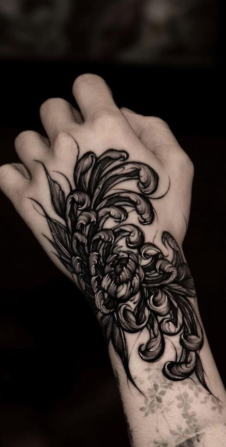 120 Cool Chrysanthemum Tattoo Designs With Meanings 2023  TattoosBoyGirl