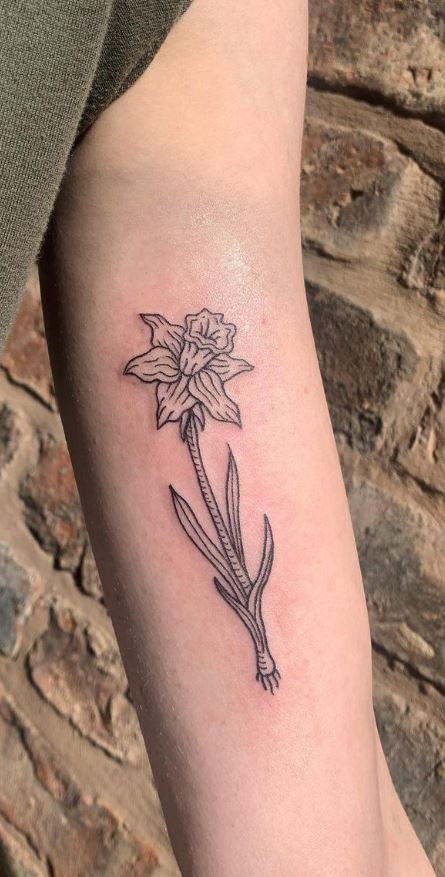 100 Meaningful Daffodil Tattoo Designs  Tattoo Me Now