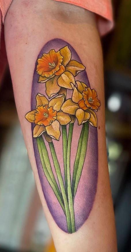 Top 37 Daffodil Tattoo Ideas  2021 Inspiration Guide