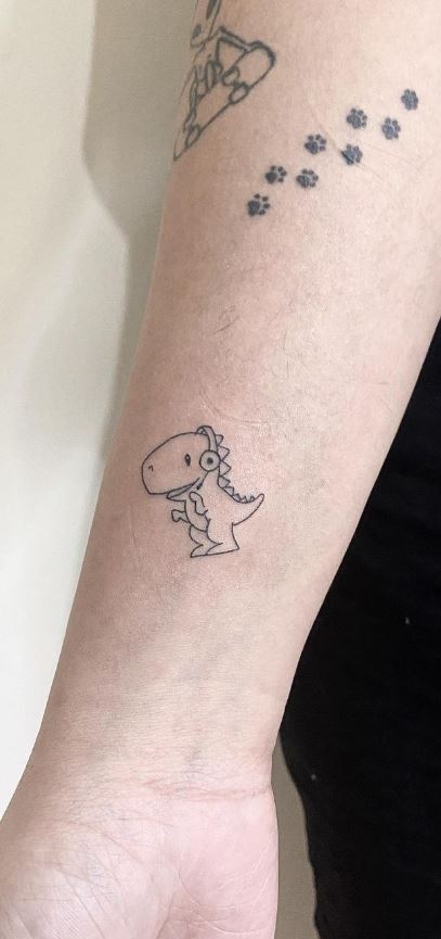 11 Minimalist Dinosaur Tattoo Ideas That Will Blow Your Mind  alexie