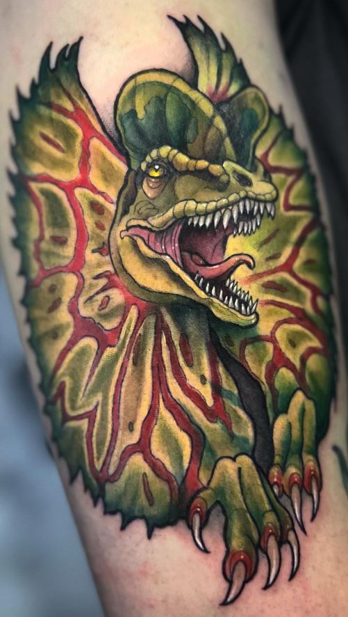 Book Print Dinosaur tattoo sleeve Illustration  Best Tattoo Ideas Gallery