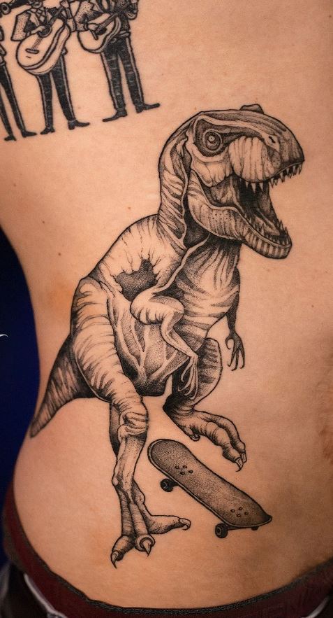 Tattoo uploaded by Hannah Jones  T Rex skull  Tattoodo