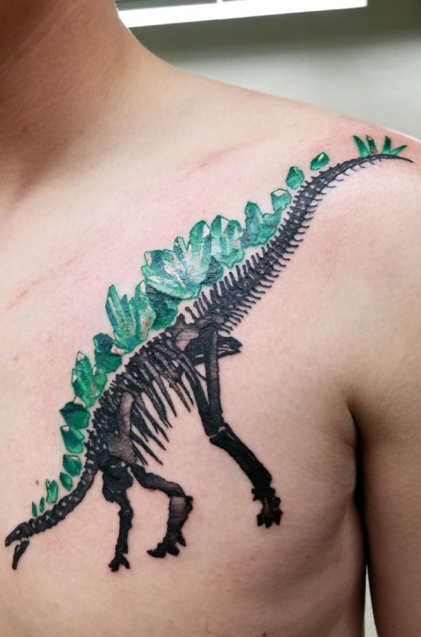 Stegosaurus tattoo