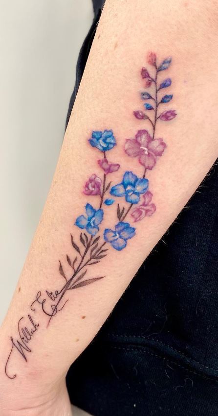 27 Gorgeous Birth Flower Tattoos that Youll Actually Wish Always