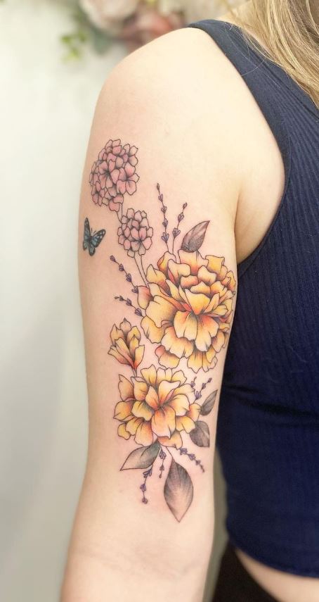 Marigold Tattoo  neartattoos